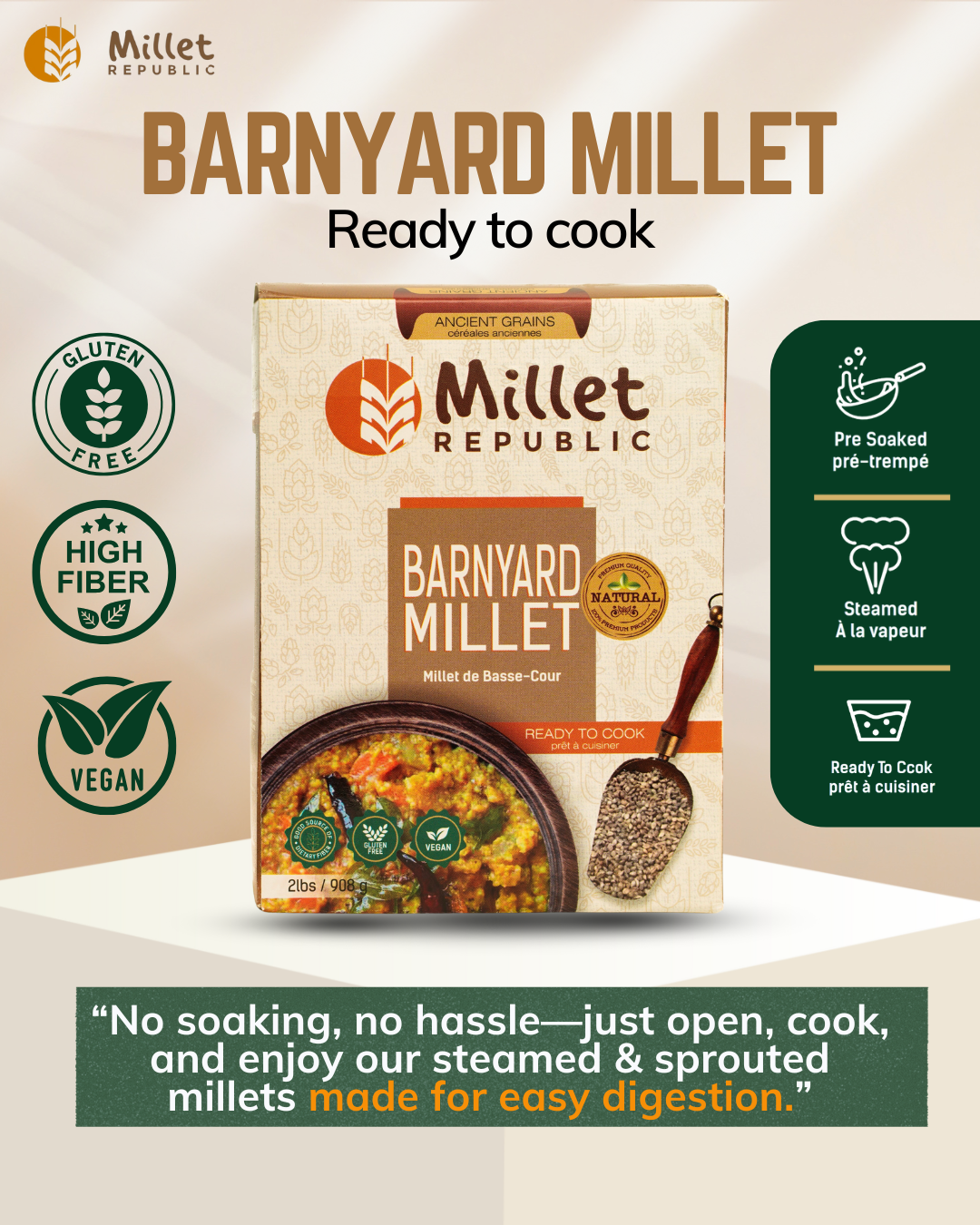 Barnyard Millet : 2 lbs