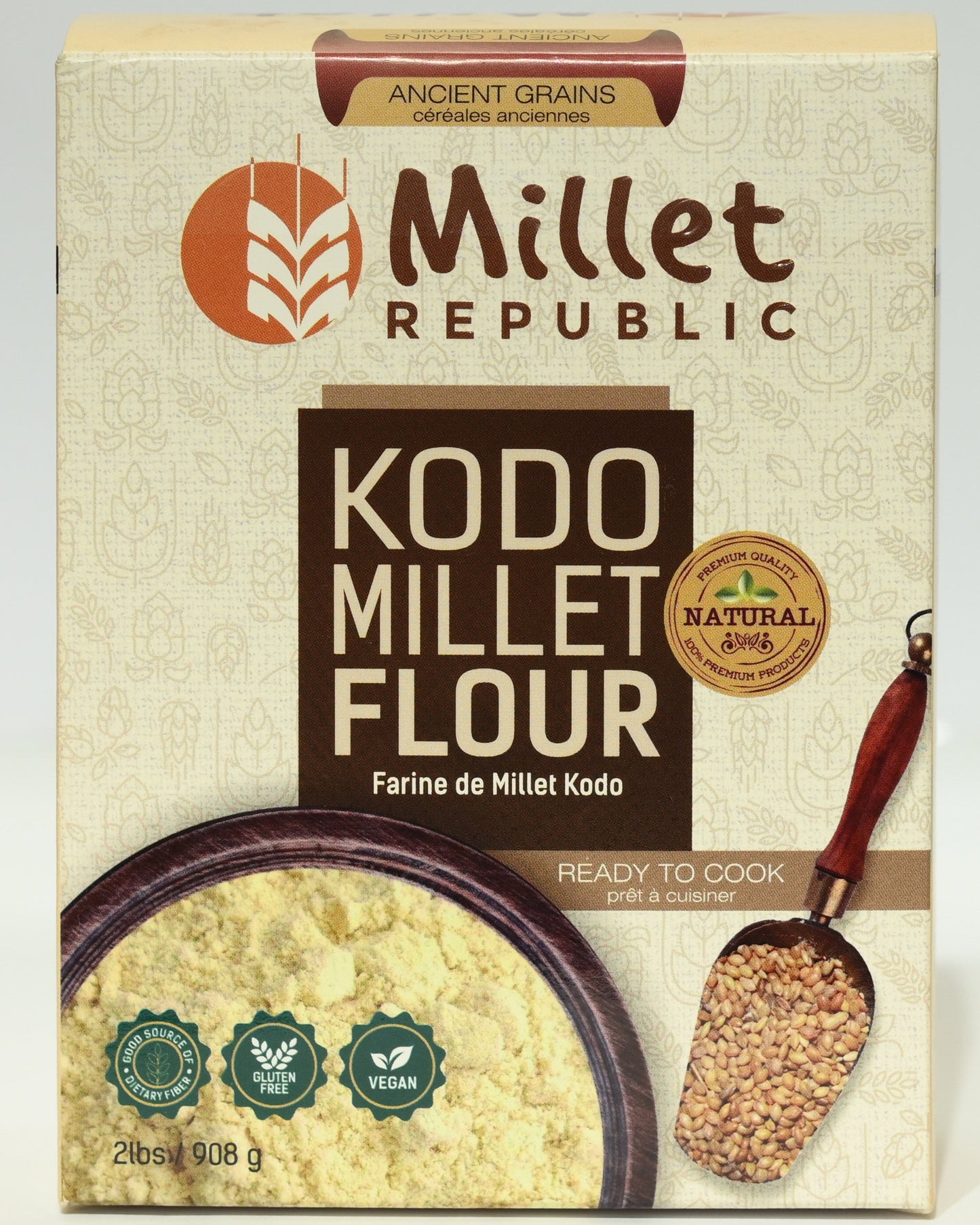 Kodo millet flour: 2lbs